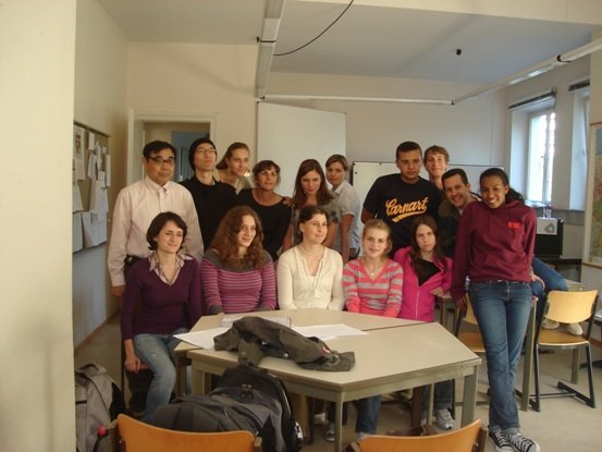 В классе при Goethe-Institute, Bonn