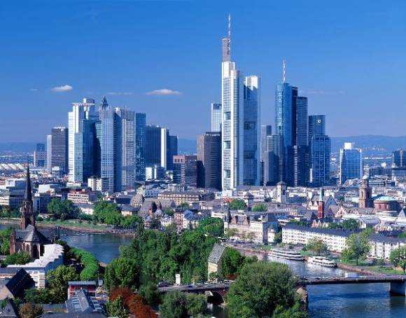 Панорама города Frankfurt