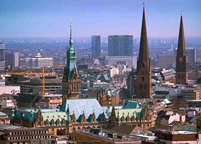 Панорама города Hamburg