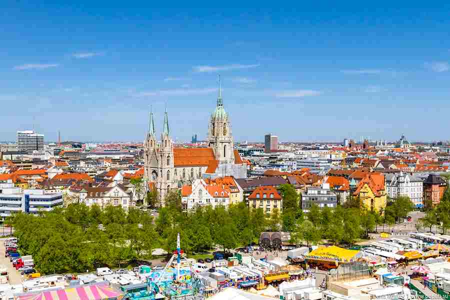 Панорама города Munich