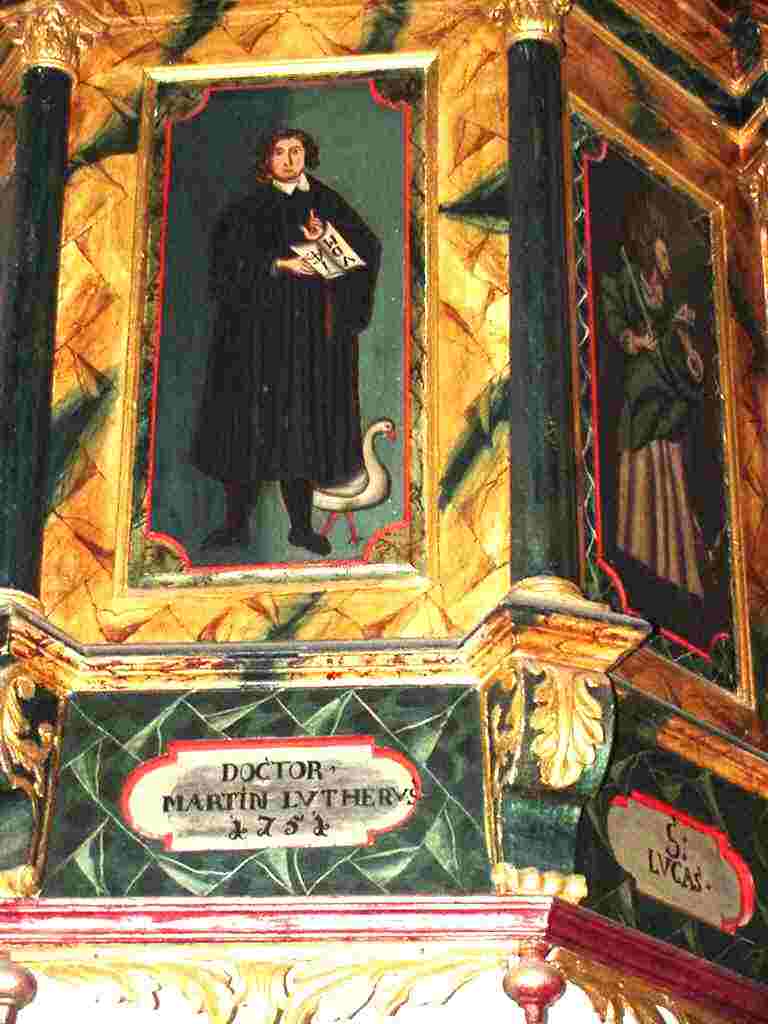 Фреска с изображением Мартина Лютера в Martin Luther Universität Halle Wittenberg Фреска с изображением Мартина Лютера в Martin Luther Universität Halle Wittenberg