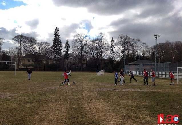 На тренировке, ILAC, Soccer Camp, Toronto