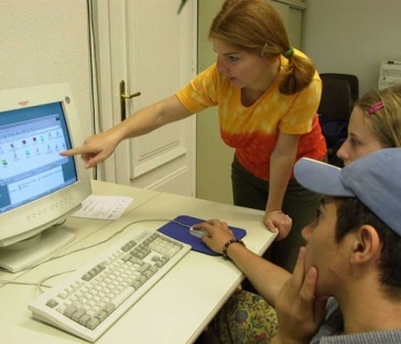 В компьютерном классе Alpha, Vienna