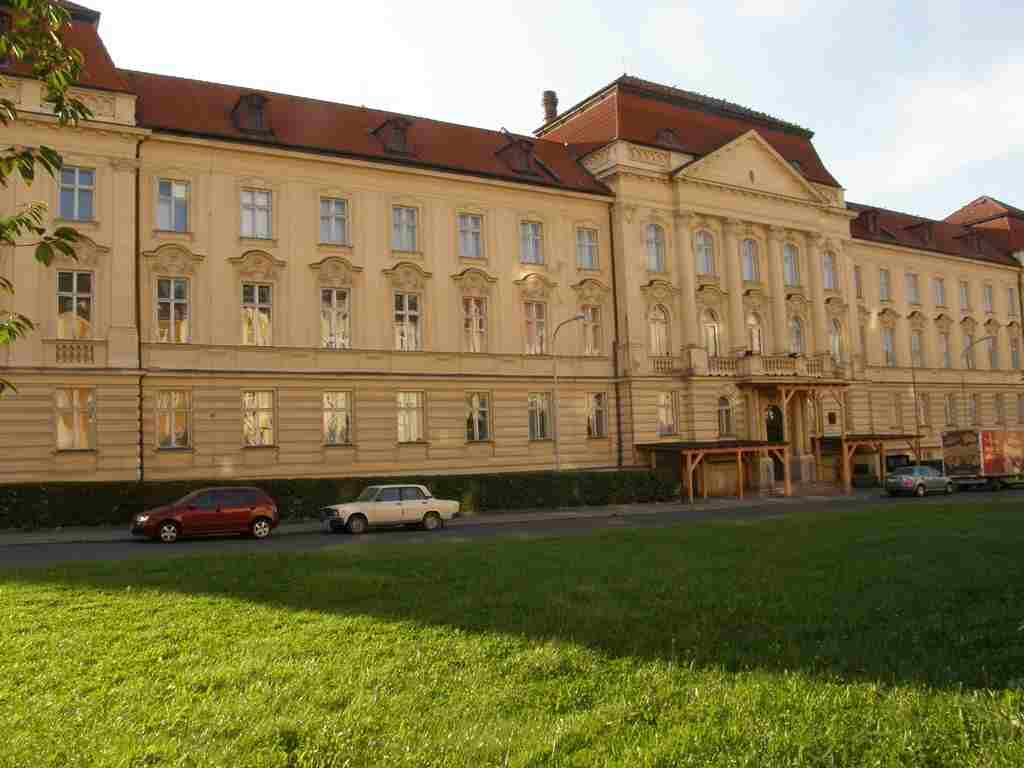 Вид на кампус Slezská univerzita v Opavě