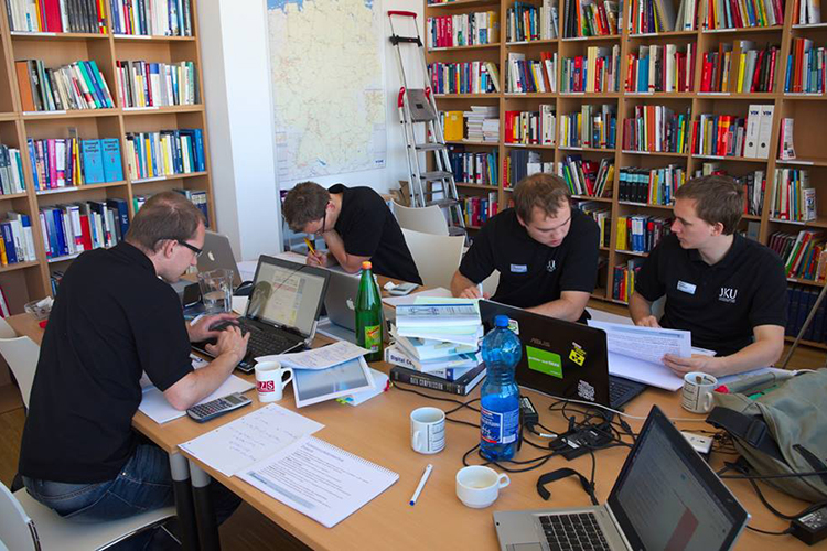 Комната для самостоятельного обучения в Johannes Kepler University of Linz