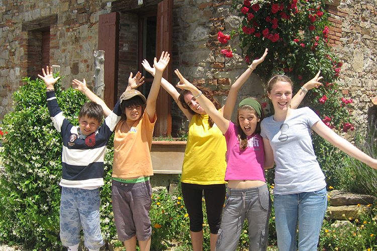 Студенты Alphabet International Camps, Todi